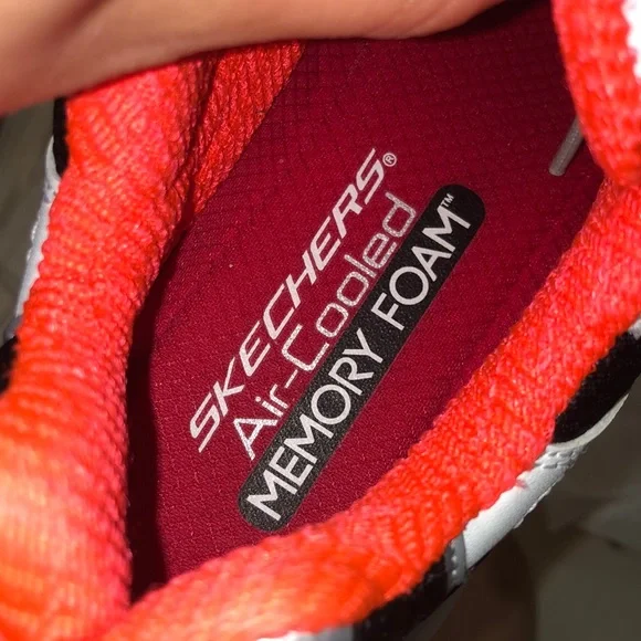 Urban Outfitters White Black Mint Orange Chunky Sneakers - Picture 8 of 8